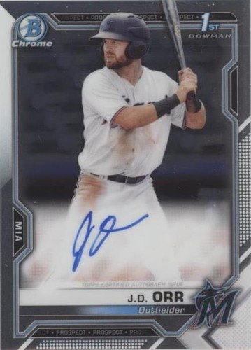 2021 Bowman Chrome - J.D. Orr #CPA-JO