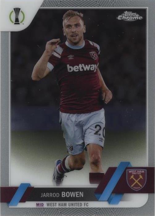 2022-23 Topps Chrome UEFA Club Competitions Jarrod Bowen #123