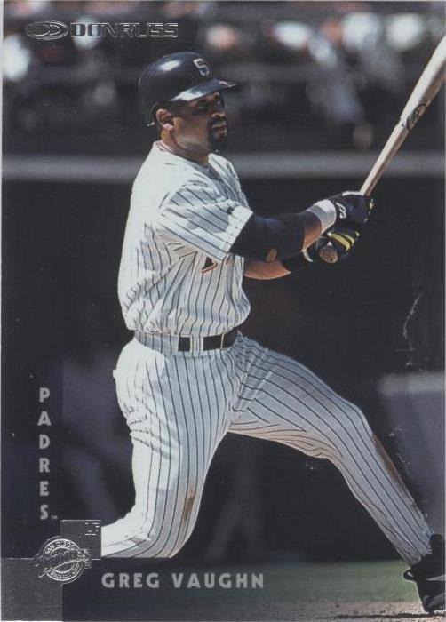 Greg Vaughn San Diego Padres Baseball Sports Trading Cards Greg Vaughn San Diego Padres Baseball Sports Trading Cards