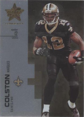 2007 Leaf Rookies & Stars Longevity Marques Colston #34