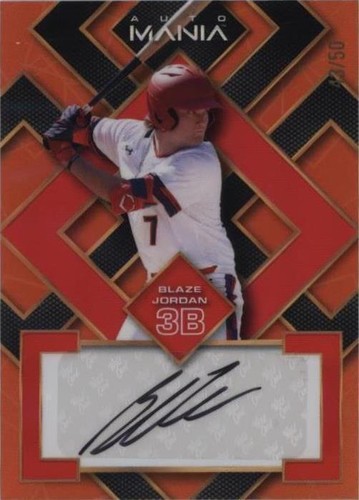 2023 Wild Card Auto Mania - Blaze Jordan #AM-SQ5