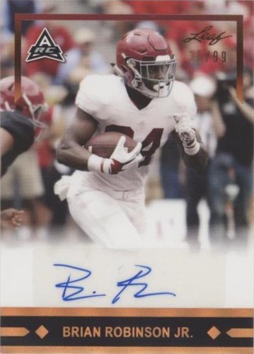 2021 Leaf Memories Brian Robinson Jr. #GLR-BRJ