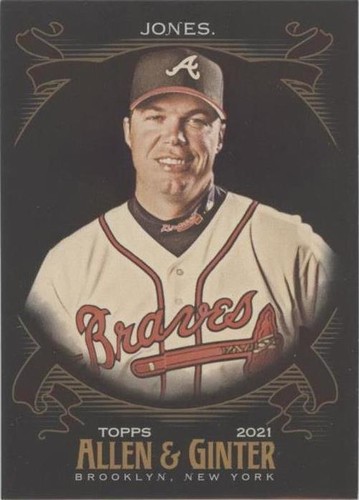 2021 Topps Allen & Ginter's X - Chipper Jones #157