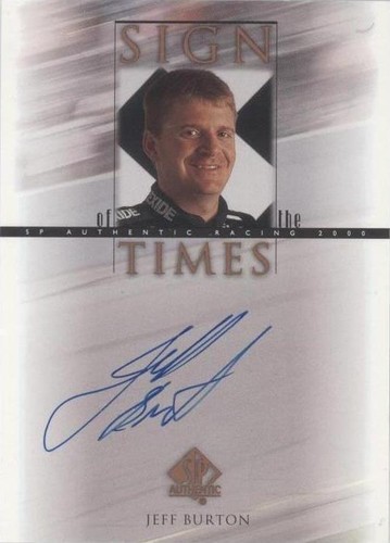 2000 SP Authentic - Jeff Burton #JB
