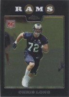 2008 Topps Chrome Chris Long #TC236