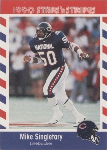 1990 Fleer Stars 'n Stripes Mike Singletary #56