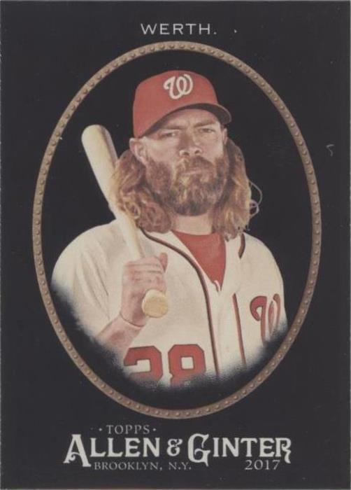 2017 Topps Allen & Ginter's X - Jayson Werth #112