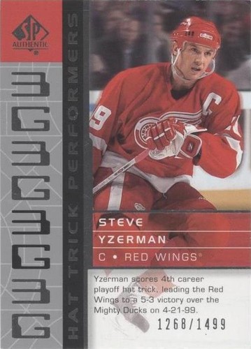 2002-03 SP Authentic - Steve Yzerman #96