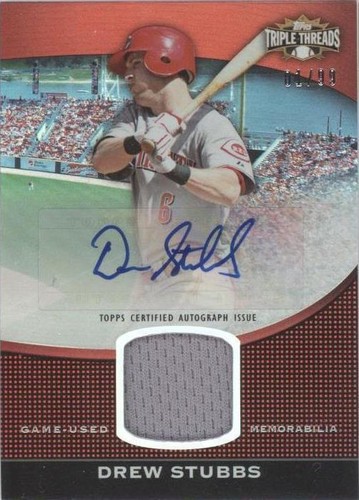 2011 Topps Triple Threads - Drew Stubbs #TTUAR-79