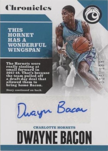 2017-18 Panini Chronicles - Dwayne Bacon #CA-DBC