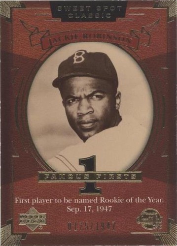2004 Upper Deck Sweet Spot Classic - Jackie Robinson #115