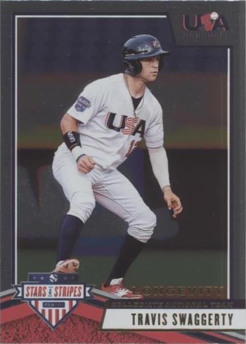 2019 Panini USA Baseball Stars & Stripes Longevity - Travis Swaggerty #74