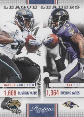 2012 Playoff Prestige Maurice Jones-Drew Ray Rice #5
