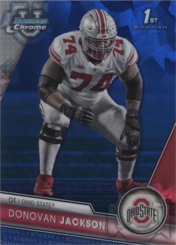 2023 Bowman University Chrome Sapphire Edition Donovan Jackson #152