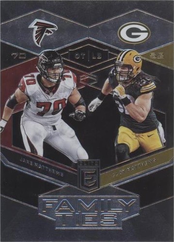 2017 Donruss Elite Clay Matthews Jake Matthews #4
