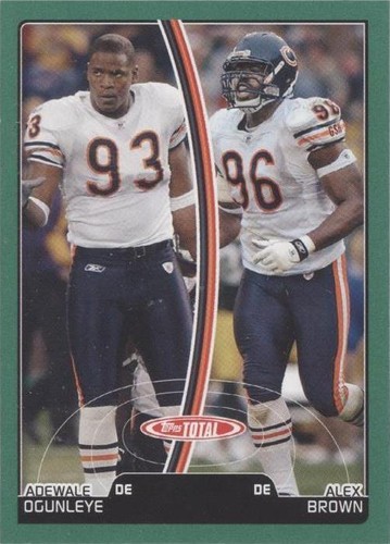 2007 Topps Total Adewale Ogunleye Alex Brown #280