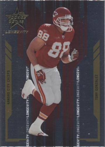 2005 Leaf Rookies & Stars Longevity Tony Gonzalez #49