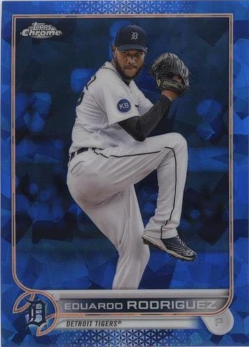 2022 Topps Chrome Update Series Sapphire Edition - Eduardo Rodriguez #US272