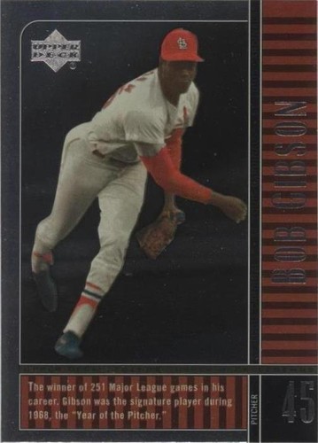 2000 Upper Deck Legends - Bob Gibson #22