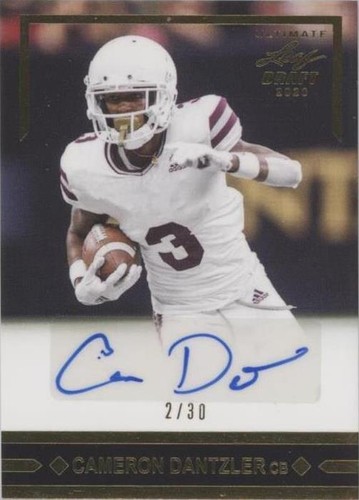 2020 Leaf Ultimate Draft Cameron Dantzler #91-CD1