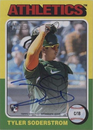 2024 Topps Heritage - Tyler Soderstrom #ROA-TSO