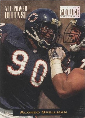 1993 Pro Set Power Alonzo Spellman #APD 9