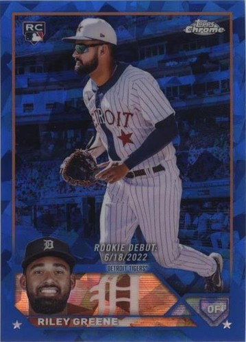 2023 Topps Chrome Update Series Sapphire Edition - Riley Greene #USCS225