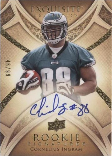 2009 Upper Deck Exquisite Collection Cornelius Ingram #150
