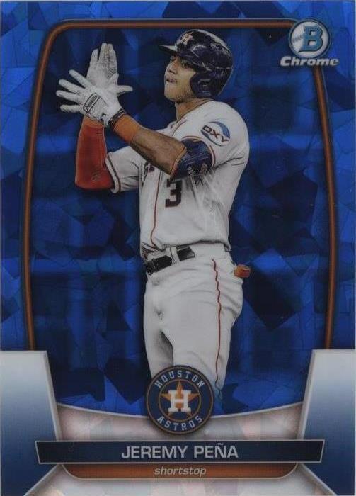2020 Bowman Chrome Sapphire Edition - Jeremy Pena #BSPA-JP for
