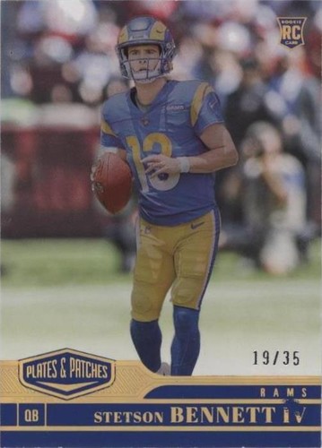 2023 Panini Plates & Patches Stetson Bennett #191