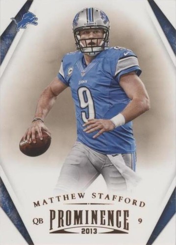 2013 Panini Prominence Matthew Stafford #34