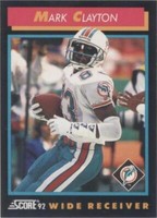 1992 Score Mark Clayton #355