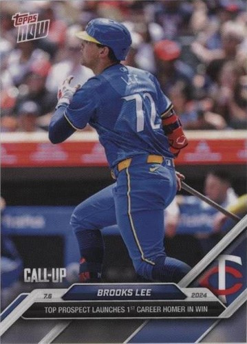 2024 Topps Now - Brooks Lee #390