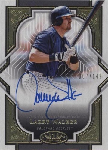 2023 Topps Tier One - Larry Walker #T1A-LW