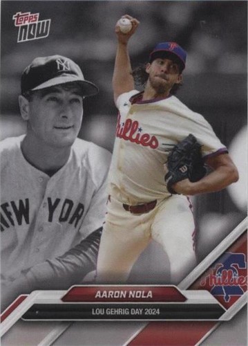 2024 Topps Now Lou Gehrig Day - Aaron Nola #LGD-17