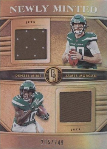 2020 Panini Gold Standard Denzel Mims James Morgan #MMD15