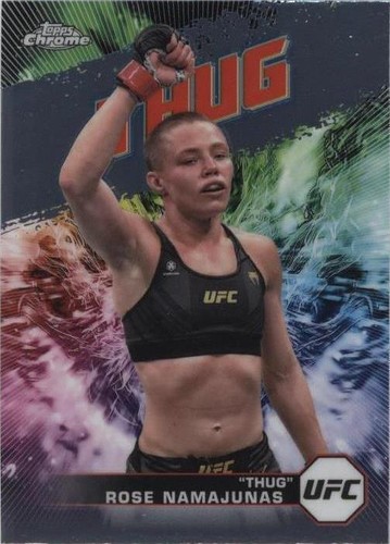 2024 Topps Chrome UFC - Rose Namajunas #AKA-5