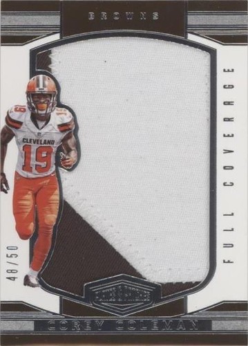 2016 Panini Plates & Patches Corey Coleman #FC-CC