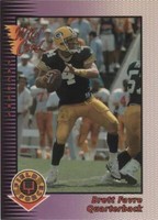 1992 Wild Card Brett Favre #14