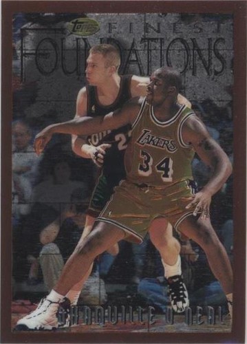 1996-97 Topps Finest - Shaquille O'Neal #243