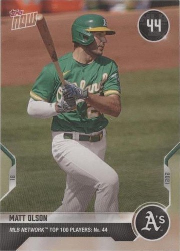 2021 Topps Now MLB Network Top 100 Players - Matt Olson #T-44