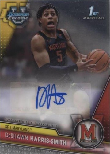 2023-24 Bowman University Chrome - Deshawn Harris-Smith #BCPA-DH