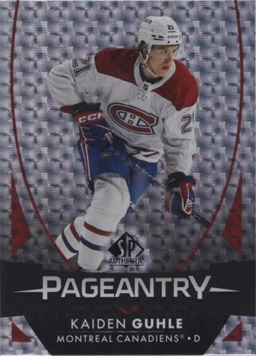 2023-24 Sp Authentic - Kaiden Guhle #P-9