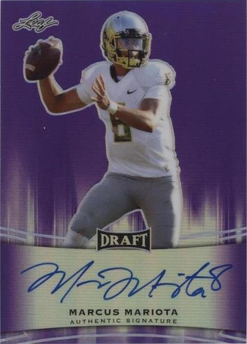 2015 Leaf Metal Draft Marcus Mariota #BA-MM1