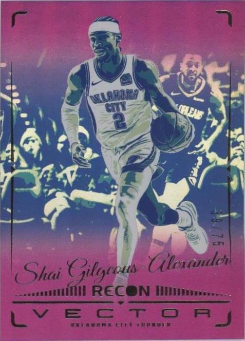 2023-24 Panini Recon - Vector Shai Gilgeous-Alexander #1 Purple 