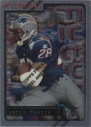 1996 Topps Finest Curtis Martin #127