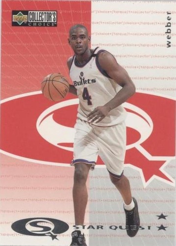 1997-98 Upper Deck Collector's Choice - Chris Webber #SQ58