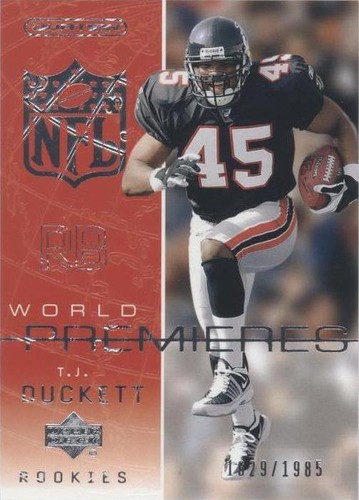 2002 Upper Deck Ovation T.J. Duckett #117