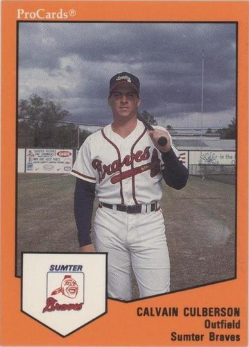 1989 ProCards Minor League Team Sets - Calvain Culberson #1101