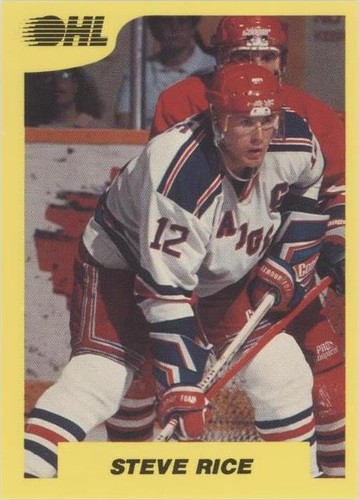 1989-90 7th Inning Sketch OHL - Steven Rice #187